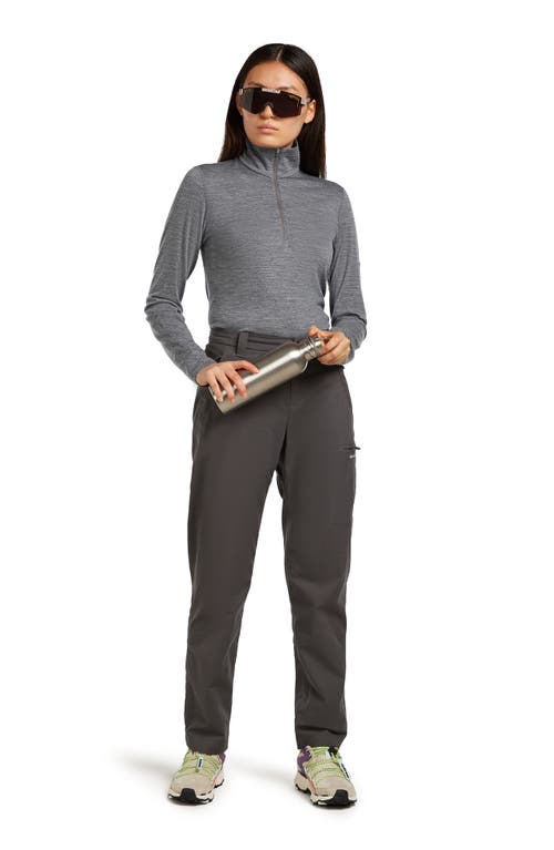 Icebreaker 200 Oasis Merino Wool Half Zip Pullover In Gray