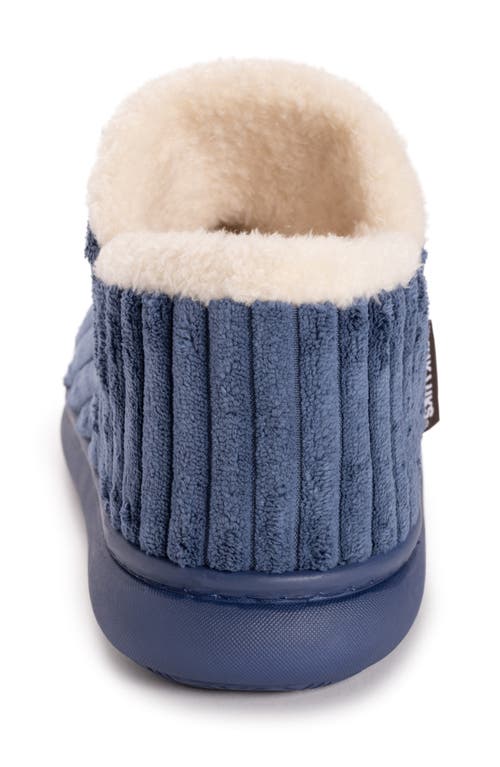 Muk Luks Aveline Slipper Bootie In Blue