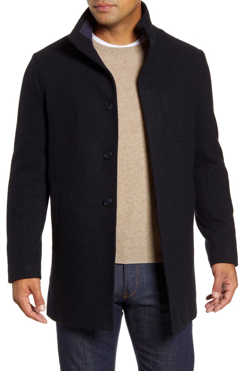 John W. Nordstrom<sup>®</sup> Lewis Wool Blend Car Coat, Main, color, 