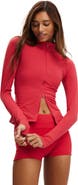 COTTON ON BODY Women's Active Core Zip Through Long Sleeve