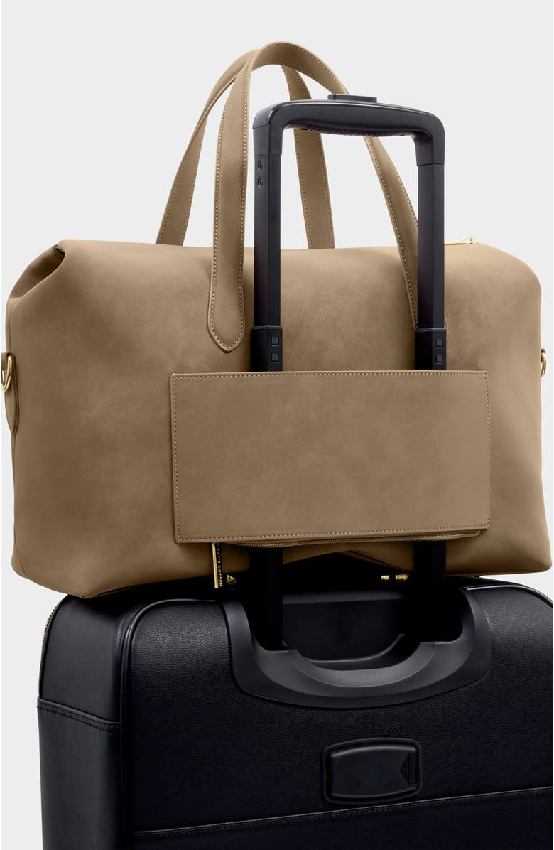 Katie Loxton Milan Suedette Cabin Bag, Alternate, color, Taupe