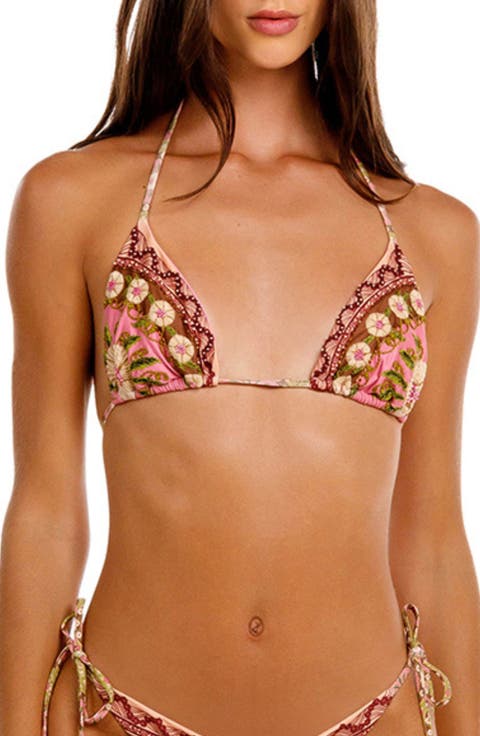 Lolita Matches Embroidered Bikini Top