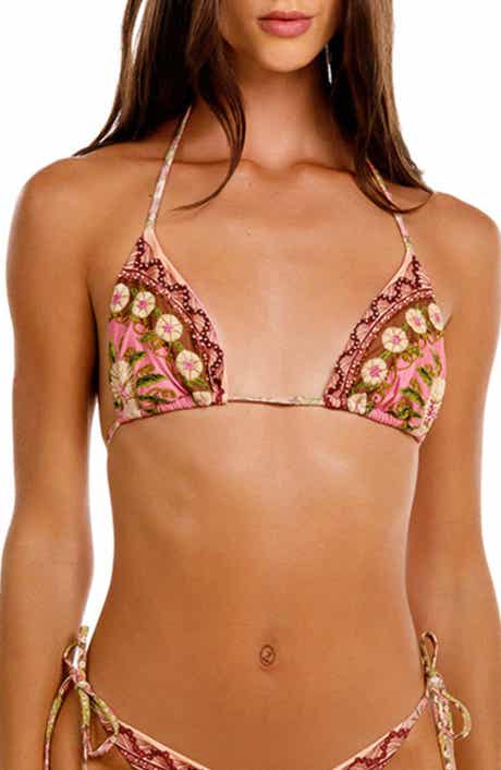 Lolita Matches Embroidered Bikini Top