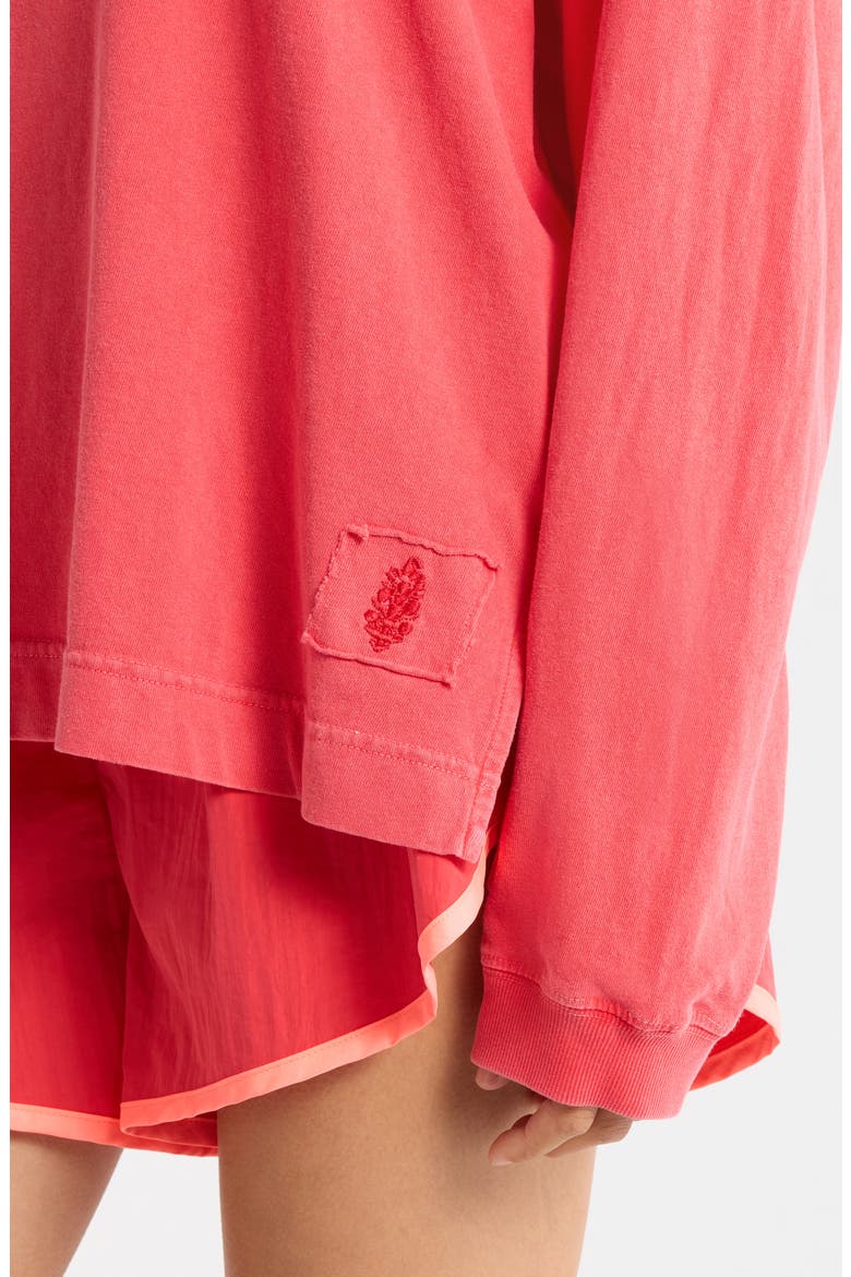 FP Movement Hustle Layer Knit Top, Alternate, color, GRAPEFRUIT