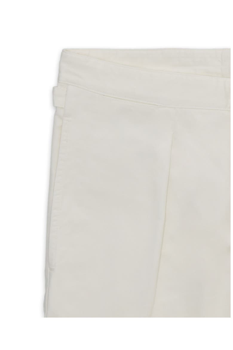 Oklahoma Cotton Pleated Trousers, Alternate, color, WHITE
