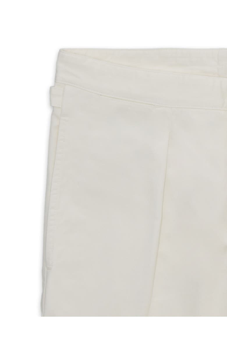 Fortela Oklahoma Cotton Pleated Trousers, Alternate, color, White