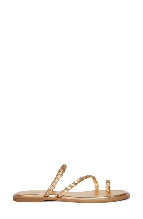 Paige Allegra Slide Sandal In Gold