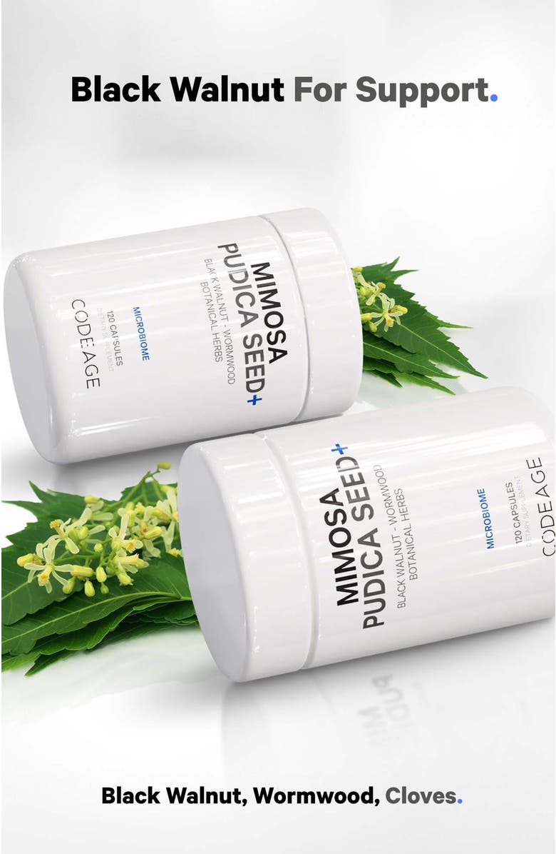 Codeage Organic Mimosa Pudica Seeds Supplement, Alternate, color, White