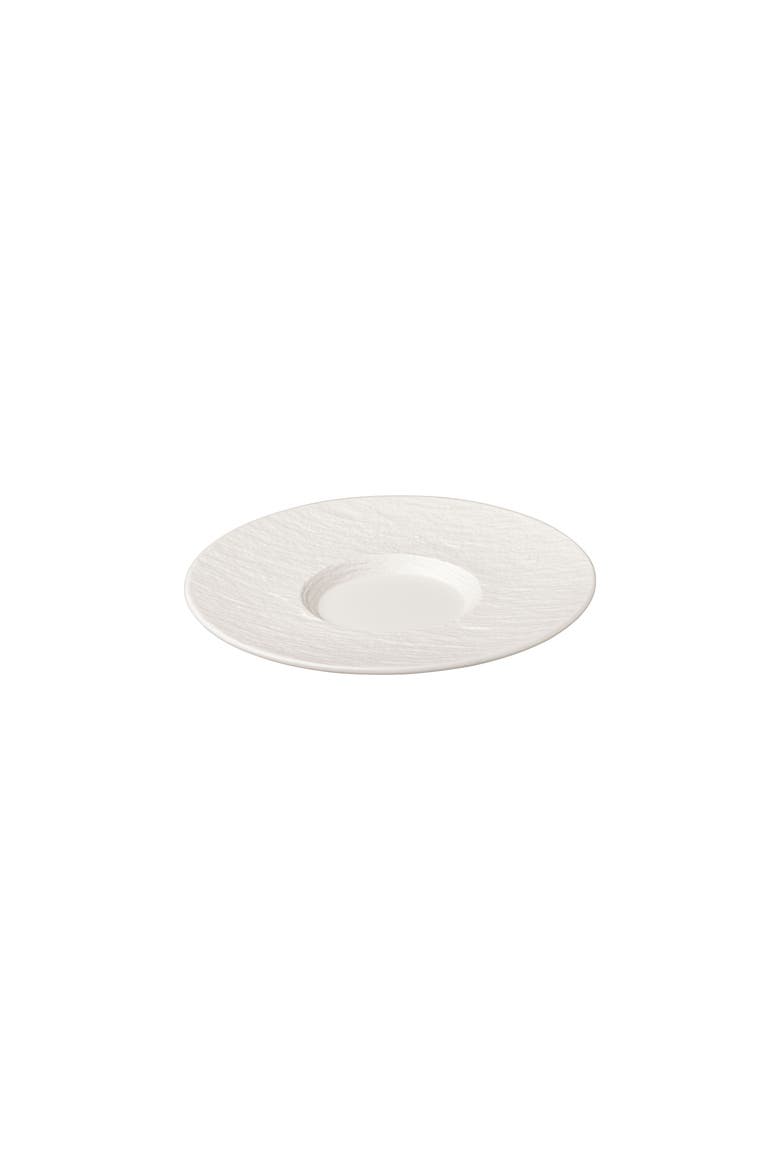 Manufacture Rock blanc Coffee Cup Saucer, Alternate, color, white