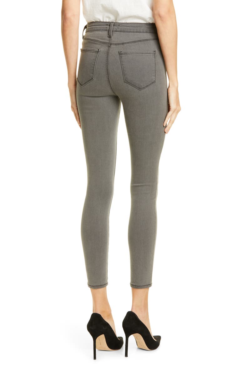 Margot Crop Skinny Jeans, Alternate, color, CAST IRON