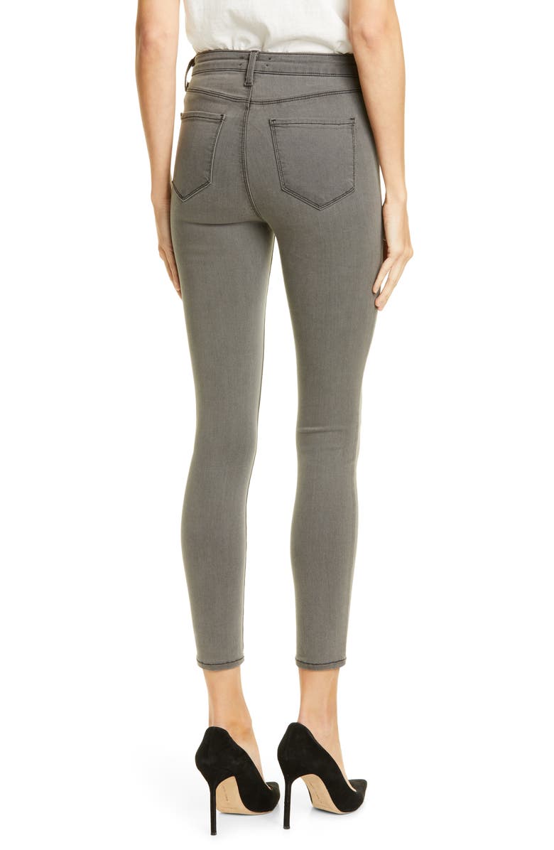 L'AGENCE Margot Crop Skinny Jeans, Alternate, color,