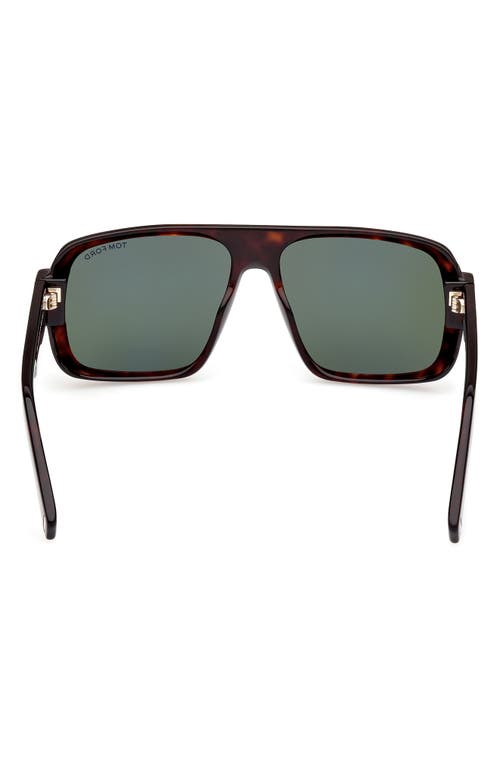 Tom Ford Turner 58mm Navigator Sunglasses