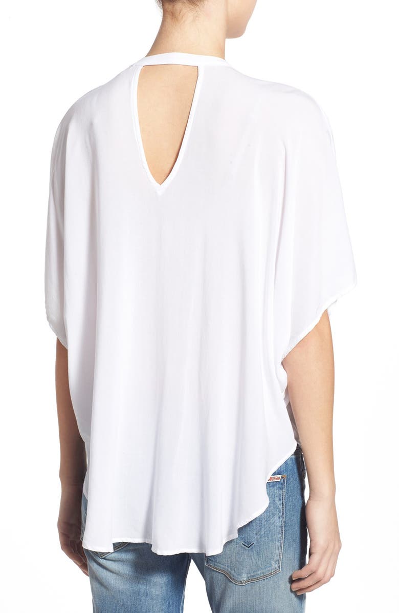 Splendid Drapey Button Front Blouse, Alternate, color,