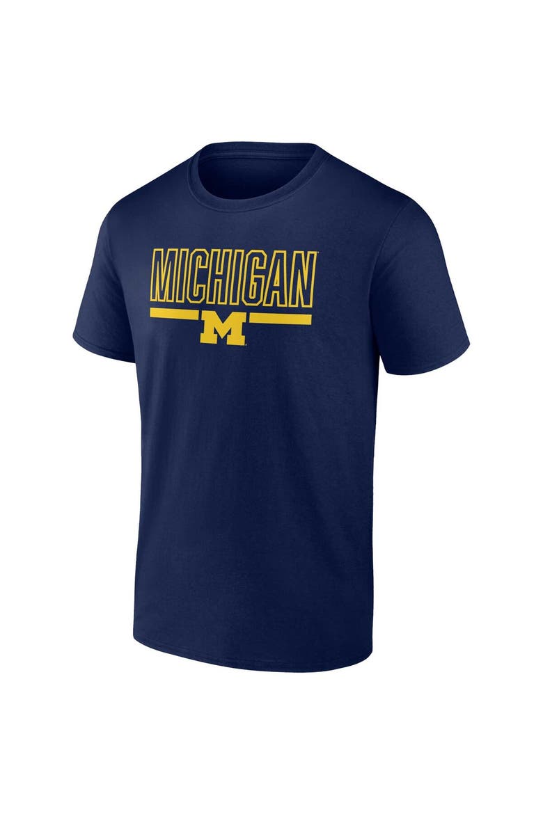 Men's Profile Navy Michigan Wolverines Big & Tall Team T-Shirt, Alternate, color, Navy