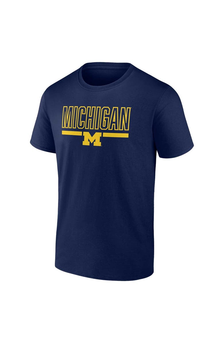 PROFILE Men's Profile Navy Michigan Wolverines Big & Tall Team T-Shirt, Alternate, color, Navy