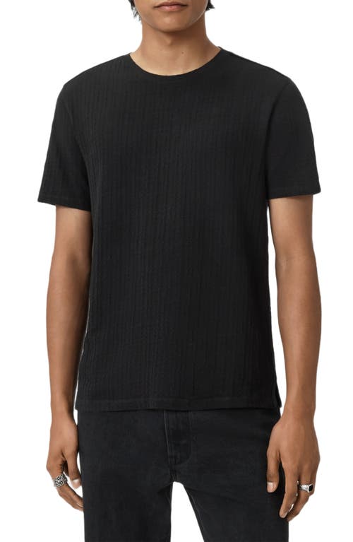 John Varvatos Brasse Crewneck T-shirt In Black