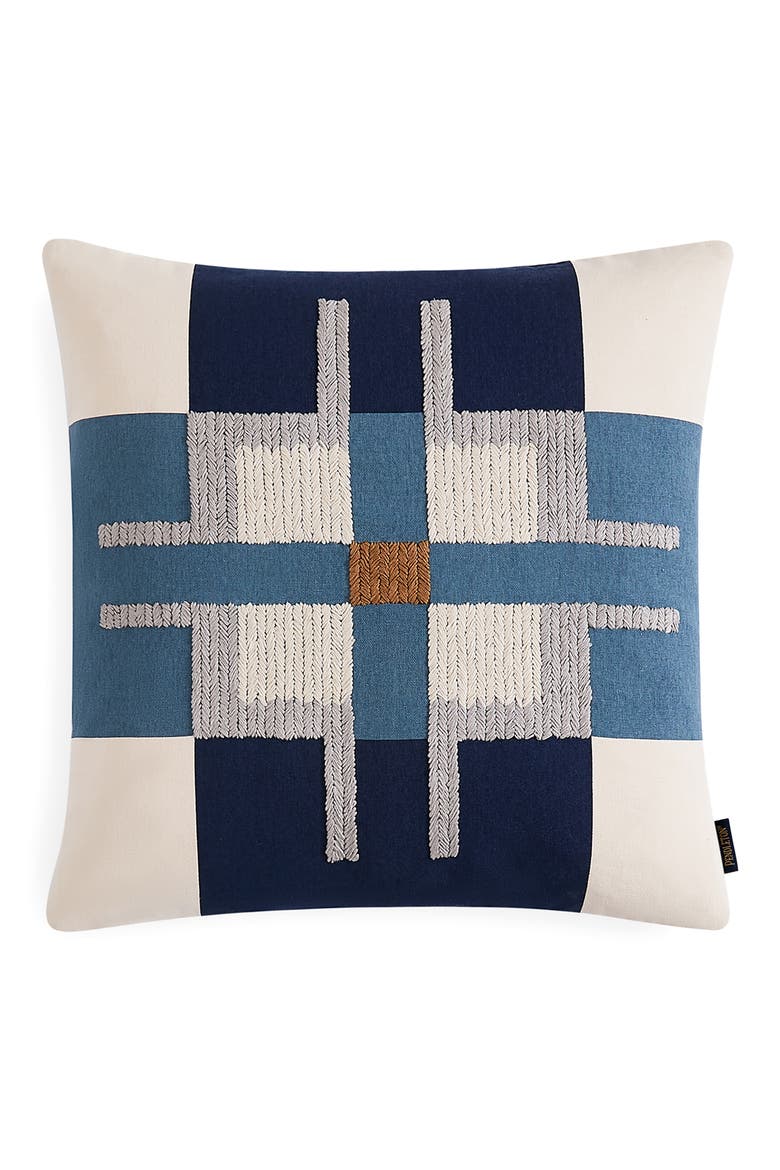 Santa Cruz Accent Pillow, Main, color, BLUE