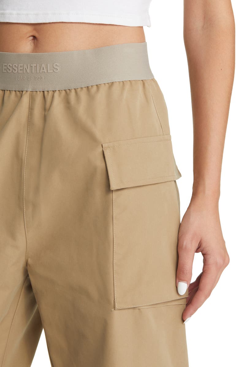 Fear of God Essentials Straight Leg Cotton Blend Cargo Pants, Alternate, color,