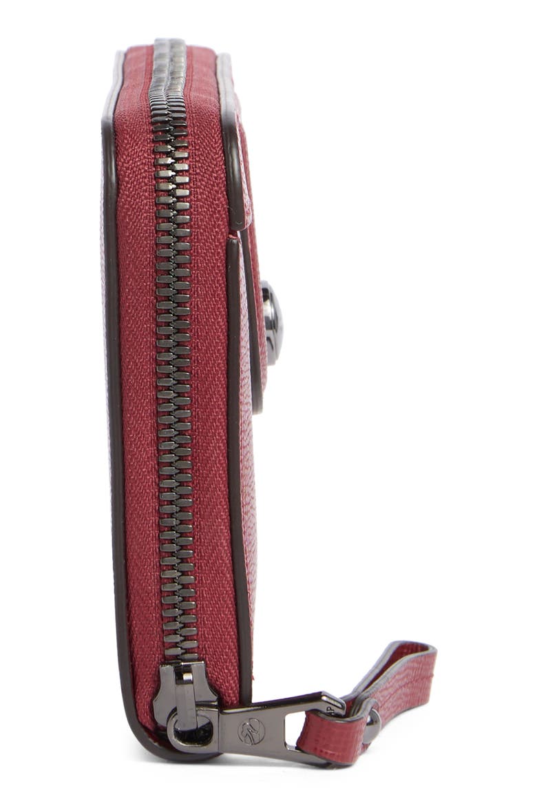 Le Pliage Zip Wallet, Alternate, color, BURGUNDY