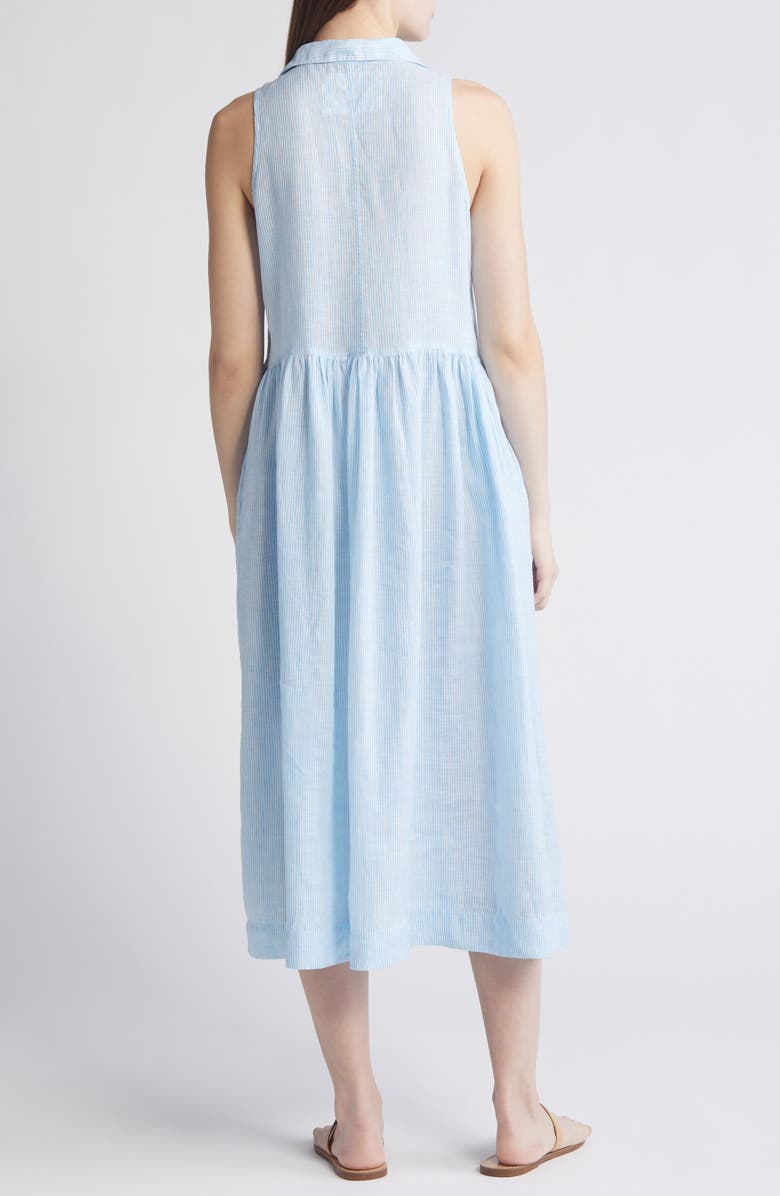 Frank & Eileen Daphne Linen Maxi Shirtdress, Alternate, color, 