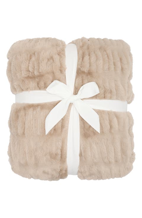 Willow Faux Fur Throw
