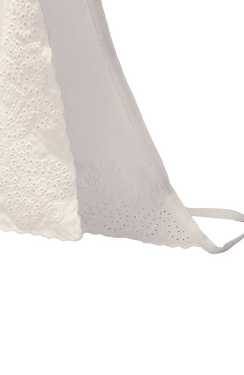 Maje Triangle Tie Scarf In White