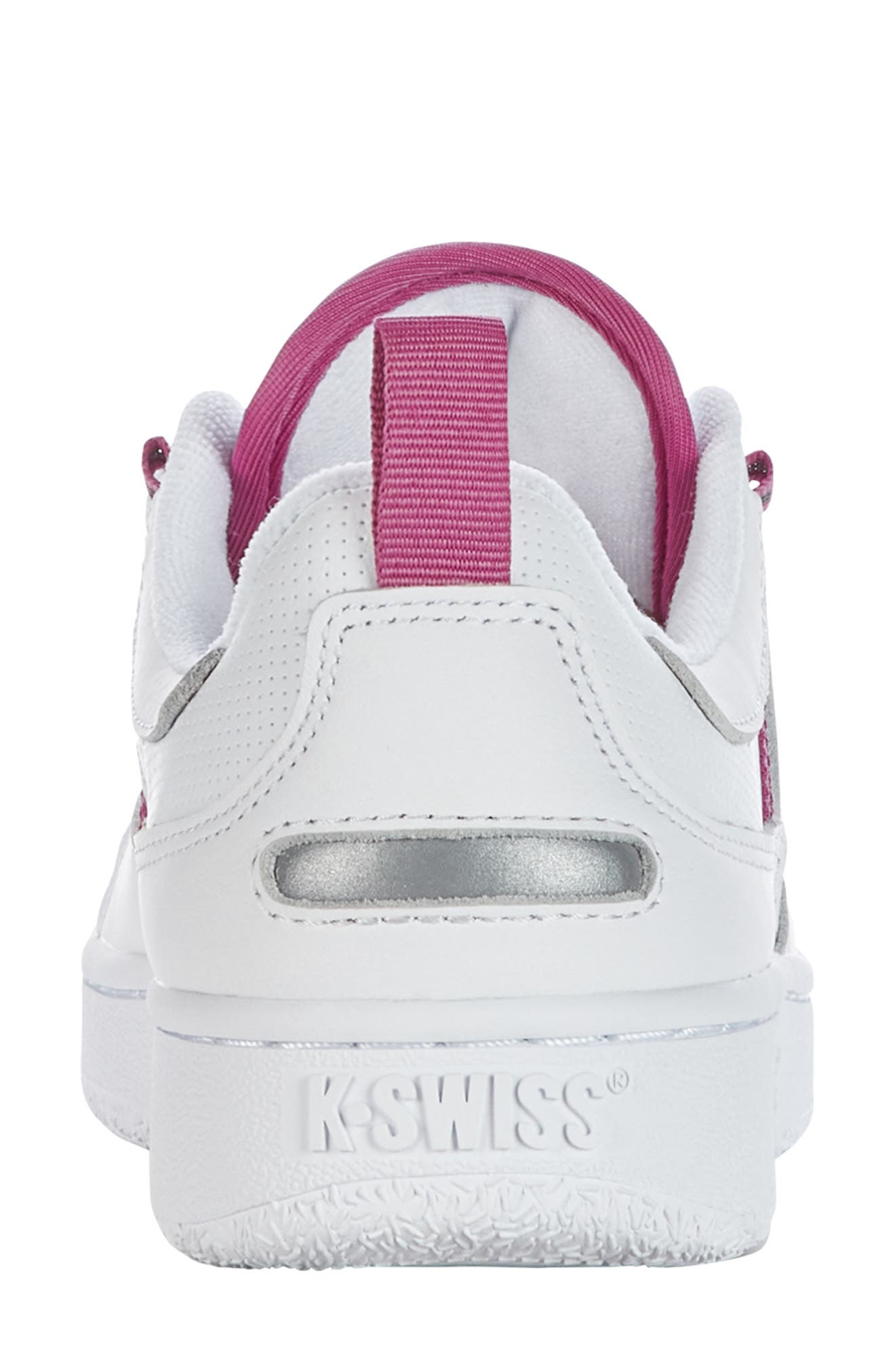 K-Swiss Slamm 99 CC Sneaker, Alternate, color, White/Raspberry