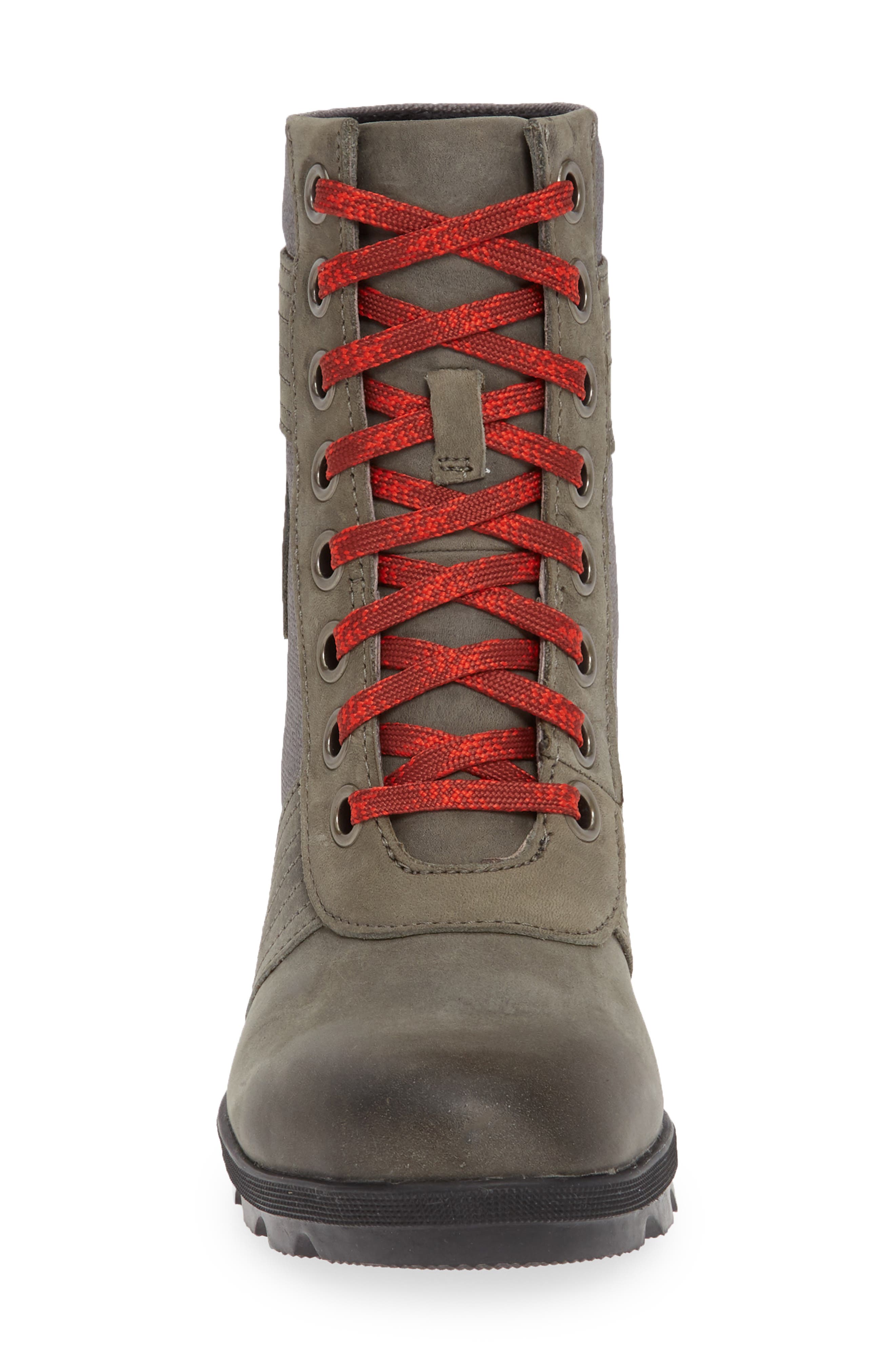 Lexie Wedge Boot, Alternate, color, QUARRY LEATHER