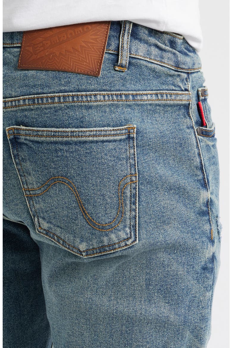 Shade Chocolate Fit Stretch Denim Jeans, Alternate, color, BLUE CHERRY