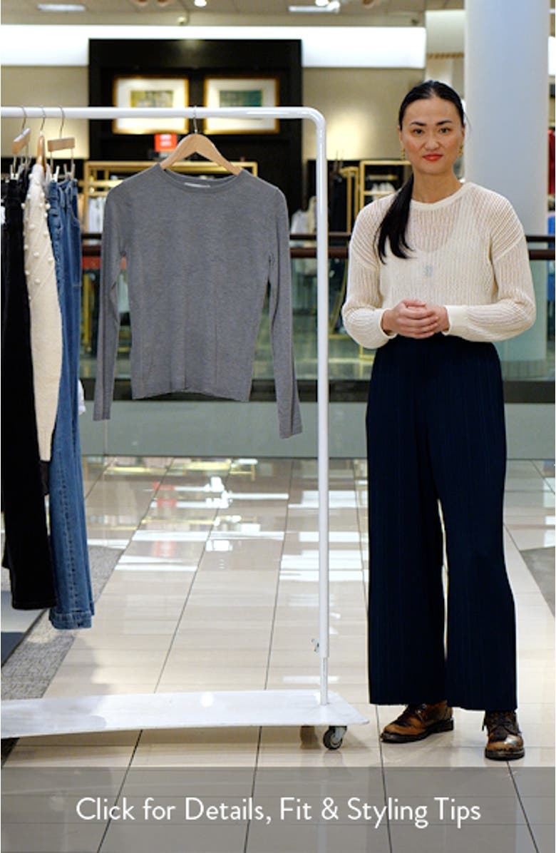 Lightweight Crewneck Sweater, sales video thumbnail