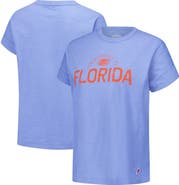 LEAGUE COLLEGIATE WEAR Women's League Collegiate Wear Royal Florida Gators Slub Rolled Cuff T-Shirt
