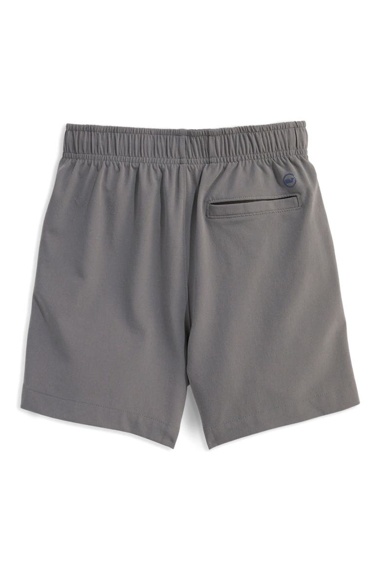 Kids' Drawstring Cotton Shorts, Alternate, color, GRAY HARBOR