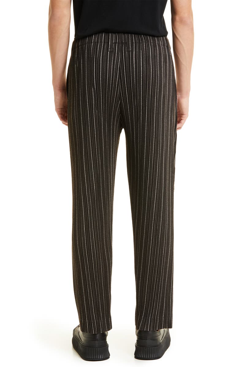 Homme Plissé Issey Miyake Pleated Tweed Pants, Alternate, color, 