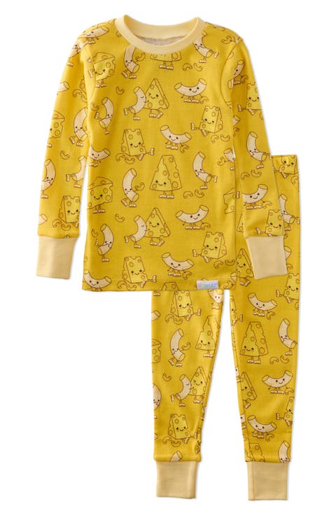 Kids' Zen Print Fitted Organic Cotton Two-Piece Pajamas (Toddler)