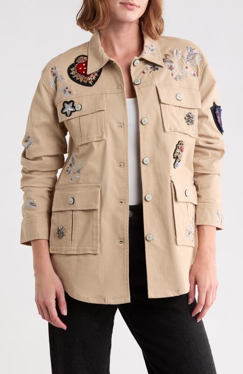 Embroidered Patch Jacket