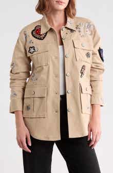 Embroidered Patch Jacket