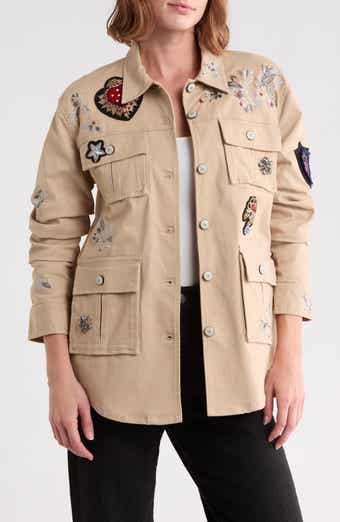 Embroidered Patch Jacket