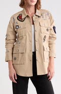 Cinq à Sept Embroidered Patch Jacket