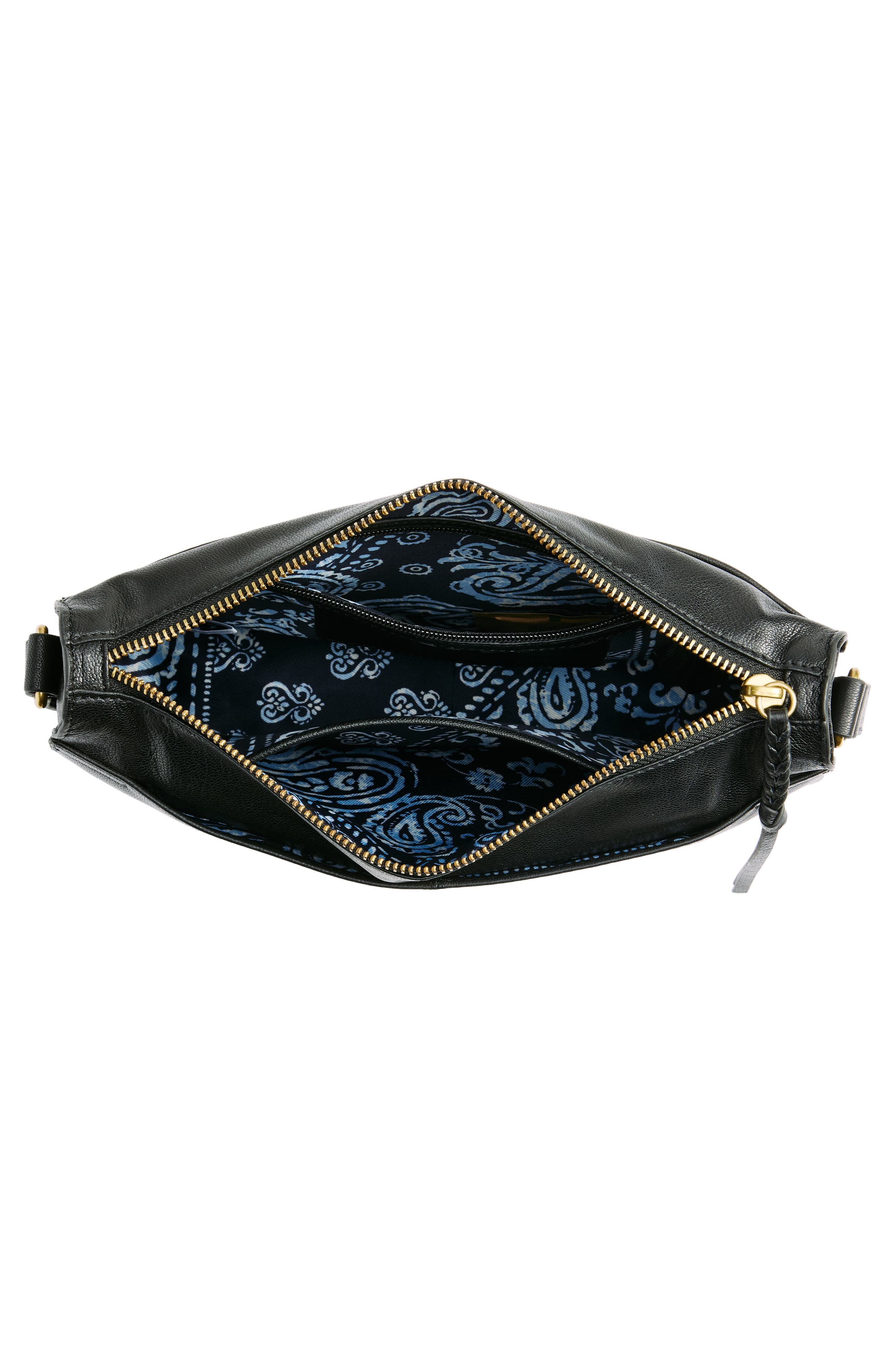 Lucky Brand Kaye Leather Crossbody Bag, Alternate, color, 