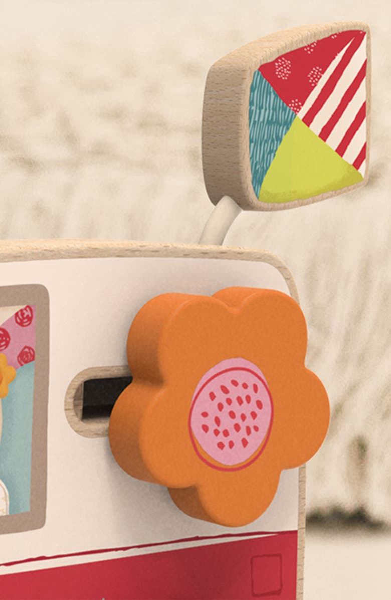 Bababoo and friends<sup>®</sup> Bunny Pippa Flower Bus My First Car, Alternate, color, Red