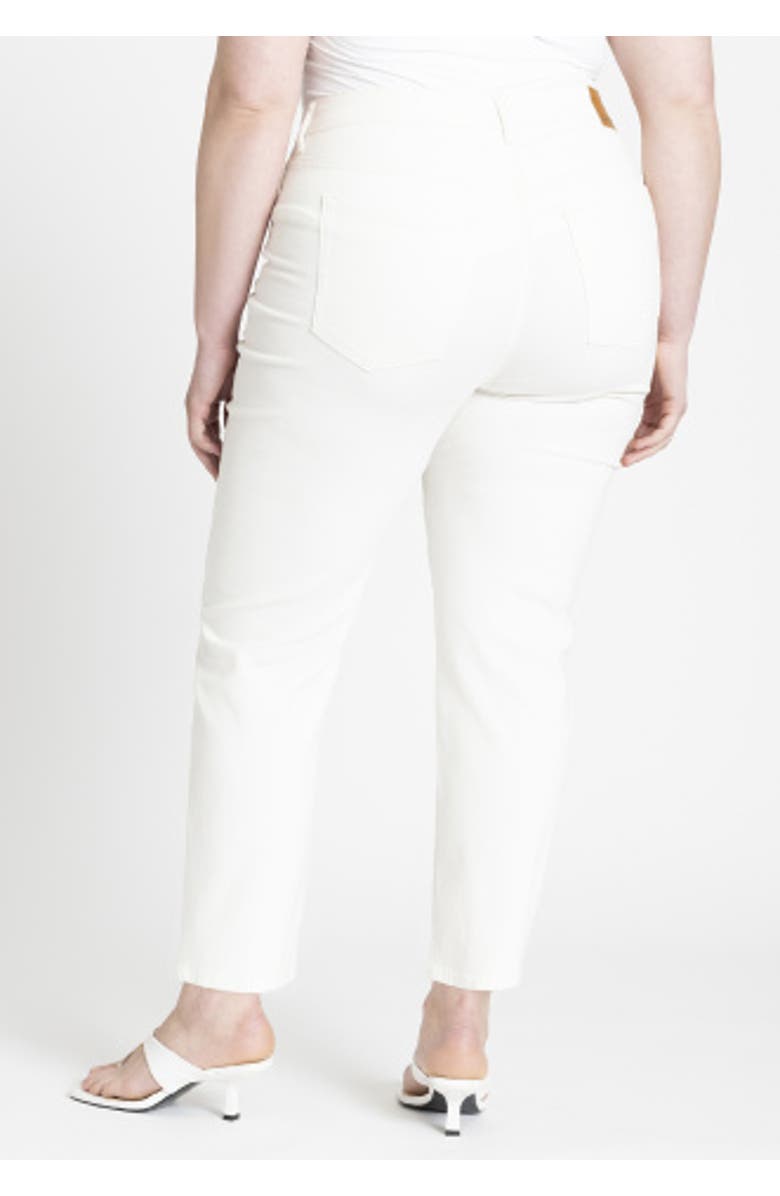 ELOQUII The Leigh Super Stretch Slim Leg Jean, Alternate, color, White
