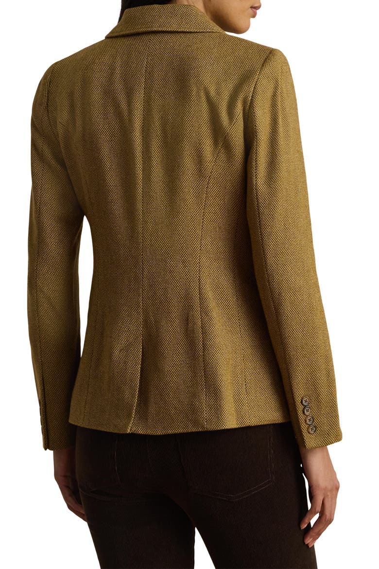 Russ Color Lauren Ralph Lauren Russ Yarn Dye Twill Jacket (Women) | Nordstromrack