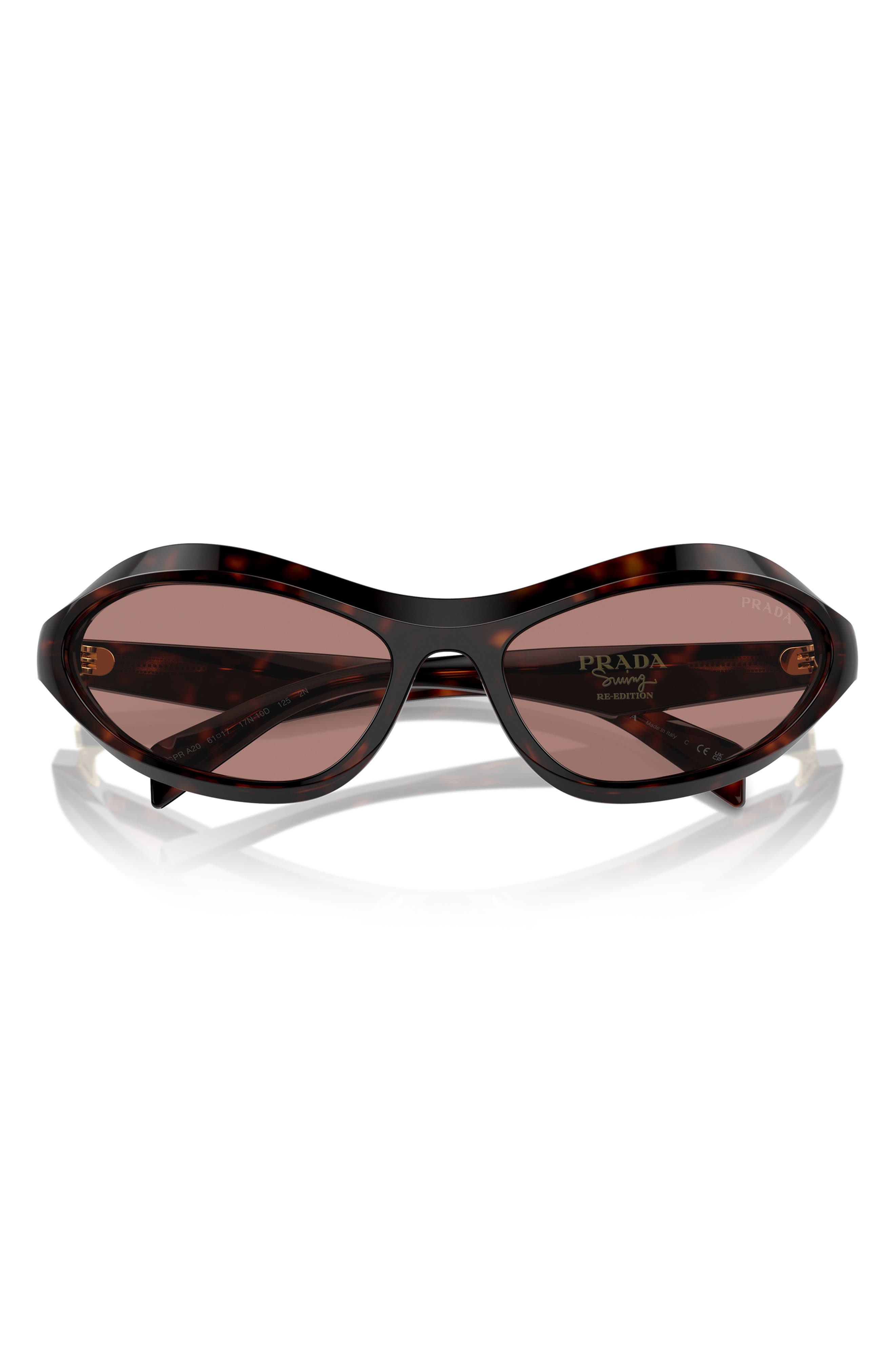 Prada 61mm Oval Sunglasses