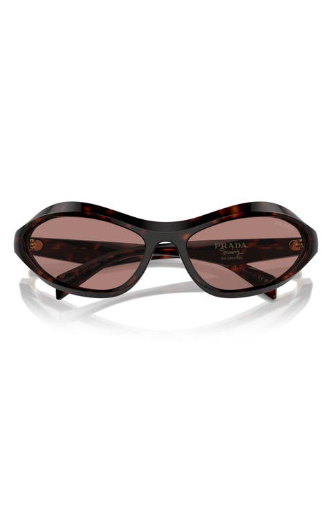 61mm Oval Sunglasses