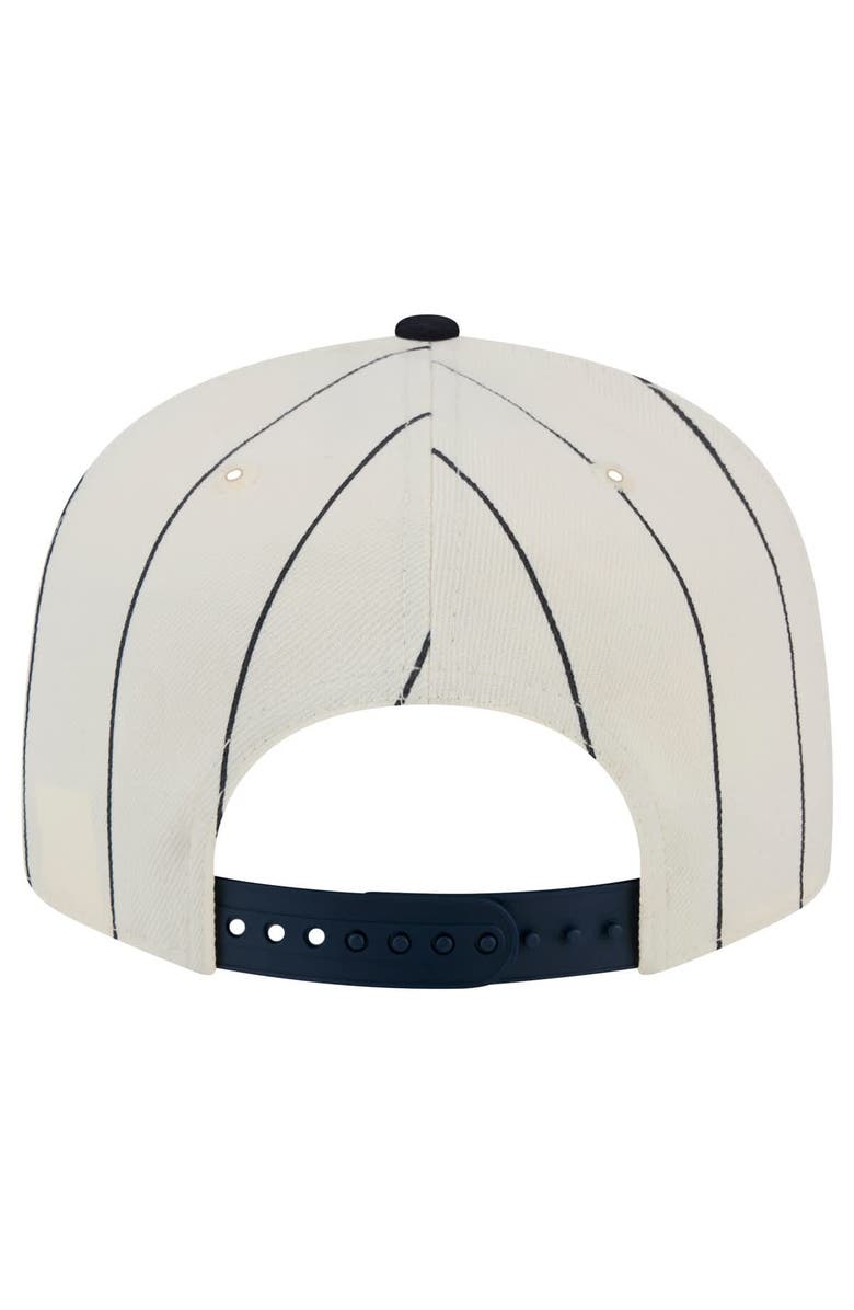 New Era Men's New Era White Detroit Tigers Jersey Pinstripe 9FIFTY Snapback Hat, Alternate, color, Cream