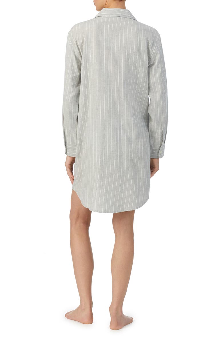 Lauren Ralph Lauren Long Sleeve Cotton Blend Nightshirt, Alternate, color, 