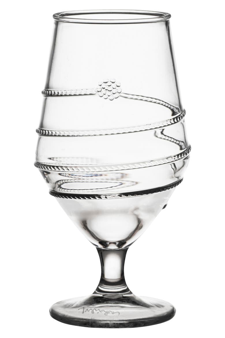 Amalia Acrylic Goblet, Main, color, CLEAR