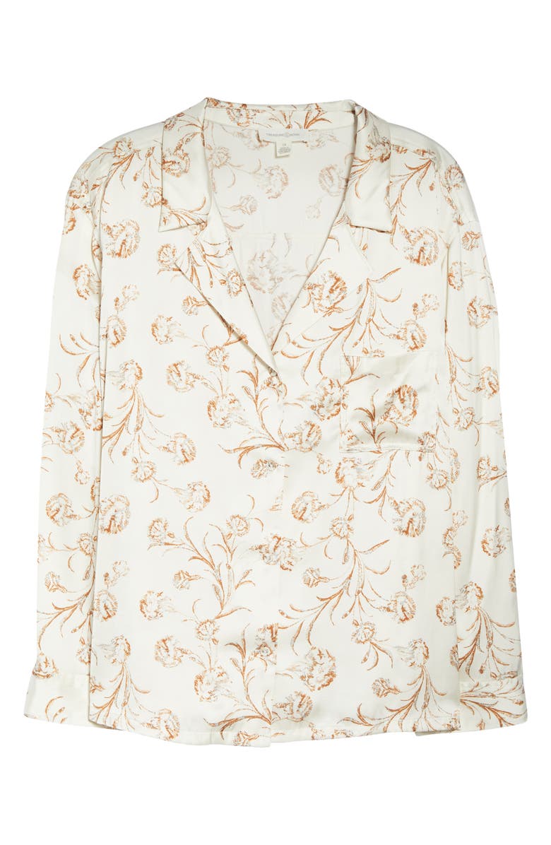 Treasure & Bond Floral Long Sleeve Button-Up Shirt, Alternate, color, 
