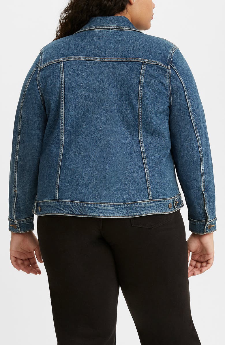 Levi's<sup>®</sup> Ex-Boyfriend Trucker Jacket, Alternate, color, 