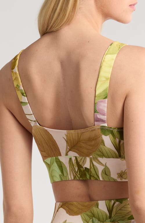 Kilo Brava Spring Garden Lounge Bralette In Spring Garden
